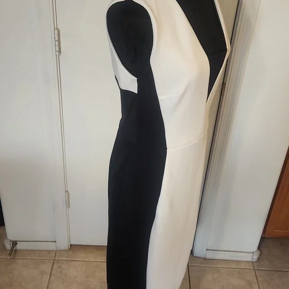 New York & Company Black and White Sleeveless Dress, M - Picture 11 of 13